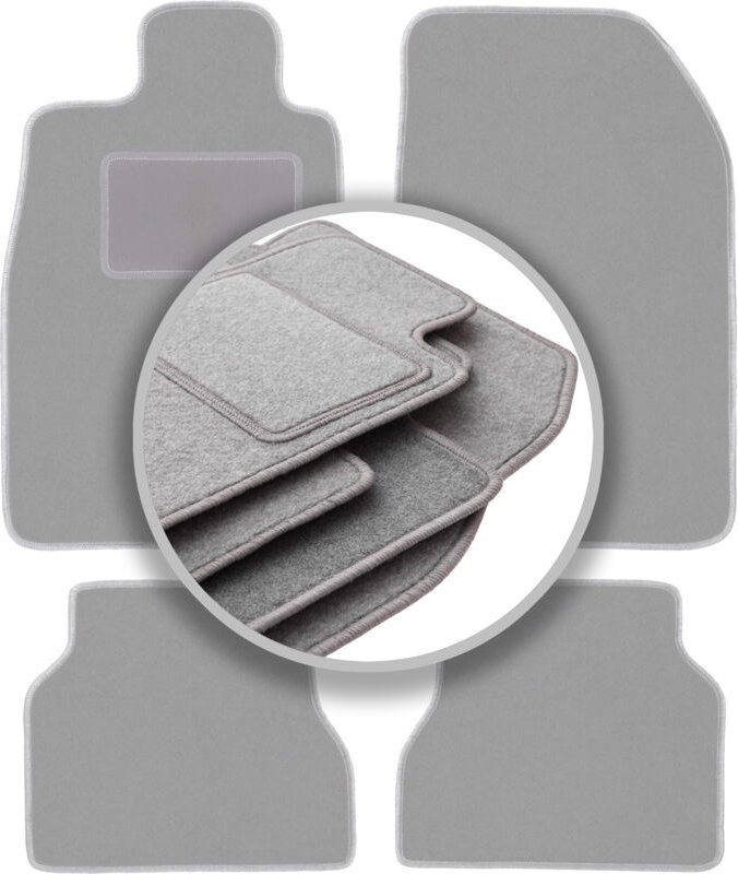 Graue Autofußmatten für: Citroen XM Break, Kombi, Limousine, Fließheck, Liftback (1989-2000)