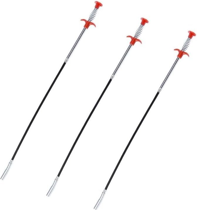 Sollbry - Stück Krallenklammern, 60 cm, flexible, leistungsstarke Krallenklammern mit Griffhaken, vier Krallen, gebogen,...