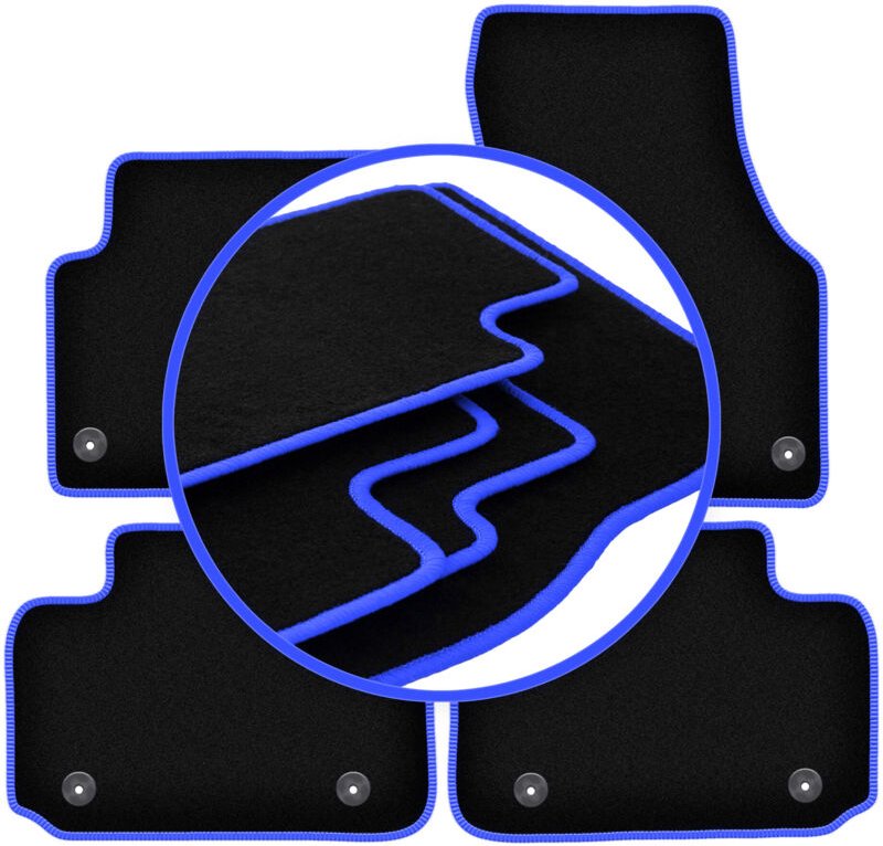 CARLUX-BLUE Autofußmatten für: Land Rover Discovery Sport SUV (2014-)