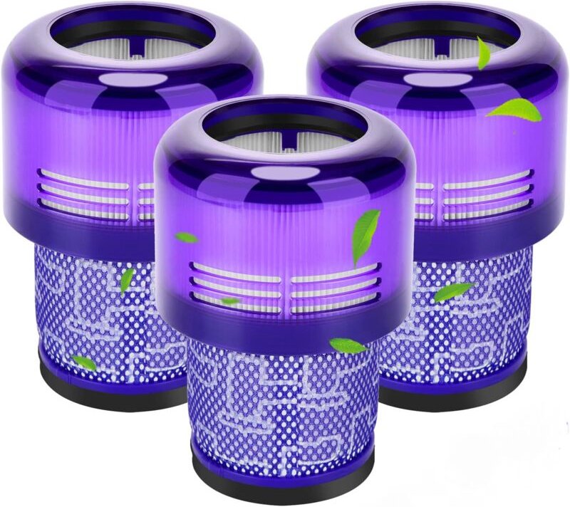 Rebirthcare 3 Filter für Dyson V11 V15 SV14 Staubsaugerfilter für Dyson V11 Absolute Extra Pro Animal Torque Drive Motor...