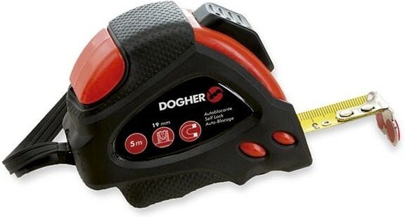 Selbstsicherndes Magnetband Maß 5m Dogher 777-05