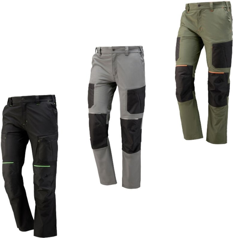 Clay Ultraleichte Arbeitshose - xxxl - Grüne - Neri