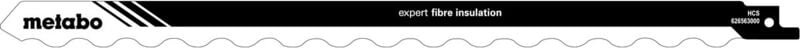 2 Säbelsägeblätter 'expert fibre insulation' 300 x 1,27 mm, hcs, Messerschneide 2 Stk - Metabo