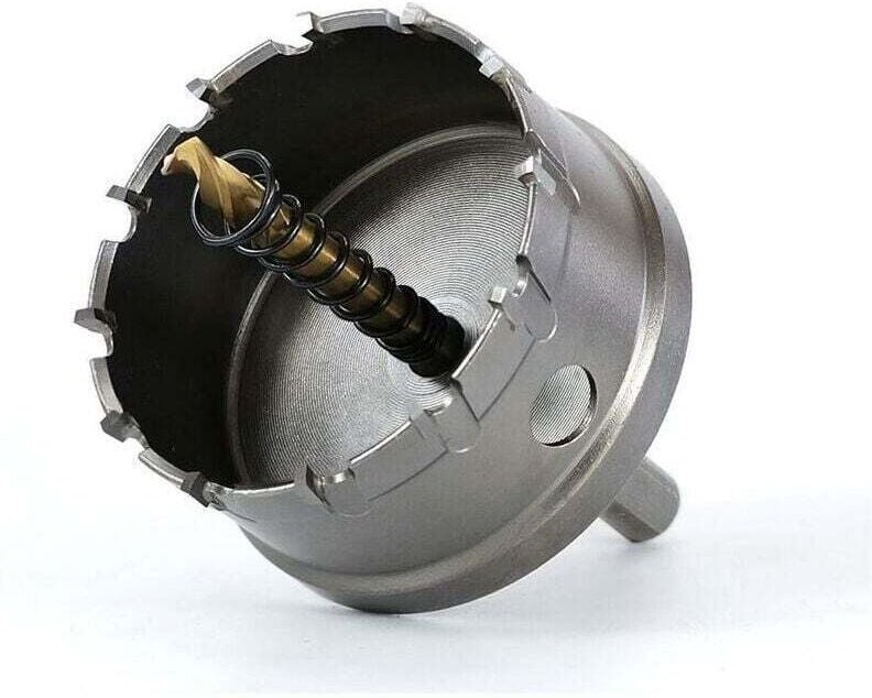 Sega a tazza bimetallica, 80 mm in acciaio inossidabile TCT di grado industriale, lega metallica in acciaio rapido, sega...