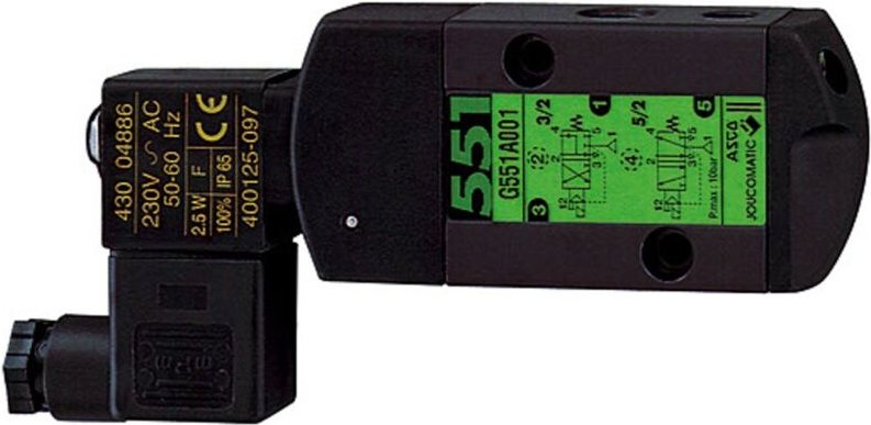 3/2-5/2-Wegeventil, namur, g 1/4 (1), g 1/8 (3 + 5), 230 v, 50 Hz - Riegler