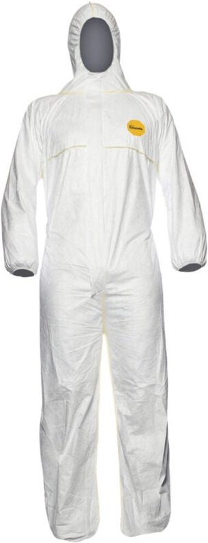 Schutzoverall Typ 5/6 Tyvek 200 EasySafe, weiß, Unisex-Größe: s - Dupont