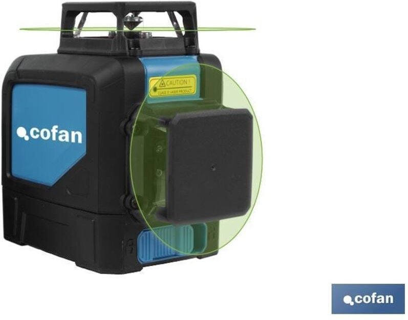 Selbstnivellierender Laser-Wasserwaage 30 m 2 x 360°