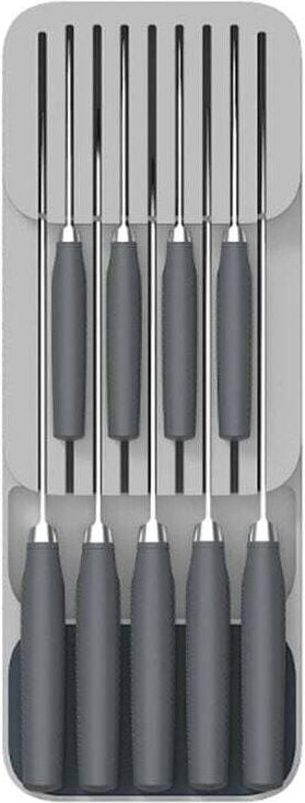 Thumbnail - Grauer Messerhalter B.15 x T.39,8 cm x H.7,5 cm