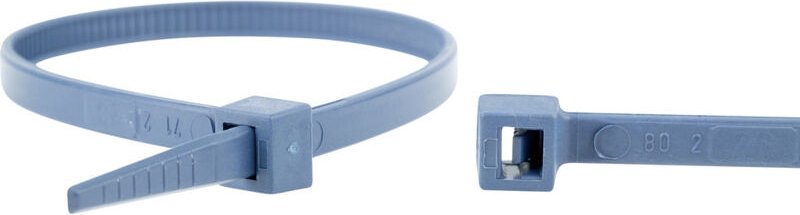 WKK - 15032671 Kabelbinder 100 mm 2.50 mm Blau Detektierbar 100 St.