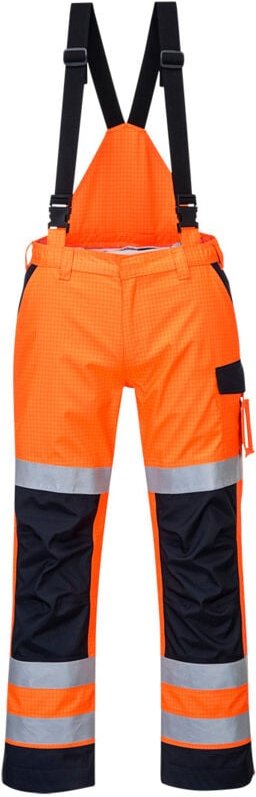 Mehrzweck-Regenhose mit elektrischem Bogen Orange/Marine XL - FR(50-52) - UK(40-41)