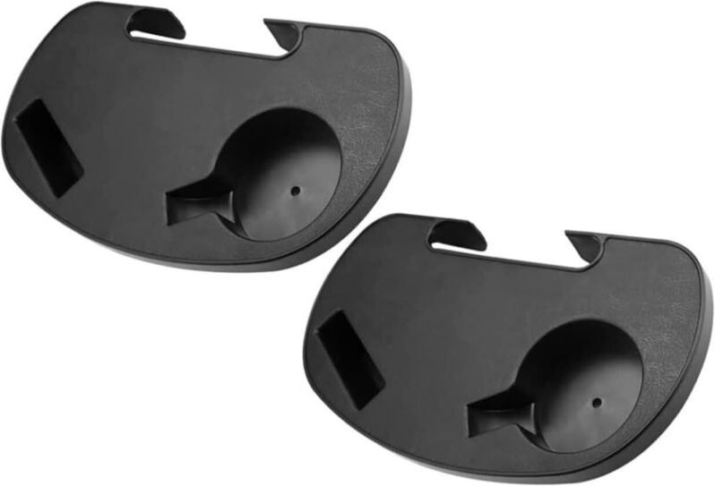 Ahlsen - Stück Getränkehalter mit Telefonablage, Getränkehalter, Kunststoff, Sessel, Beistelltisch, Clip, Getränkehalter...