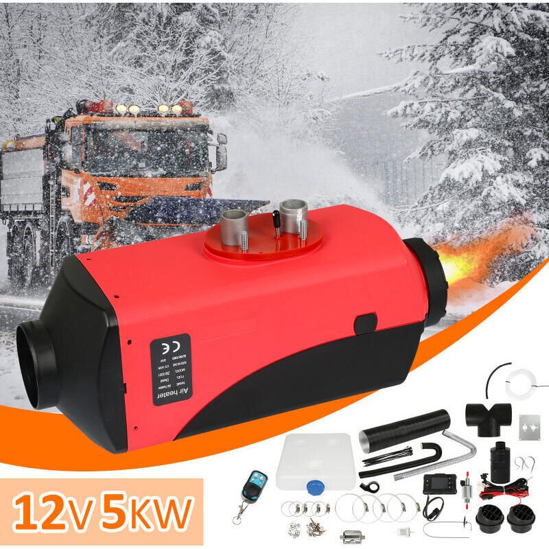 Randaco - swanew 5KW Diesel Lufterhitzer, 12V Standheizung Diesel, Luft Dieselheizung, Air Diesel Heizung, Air Standheiz...