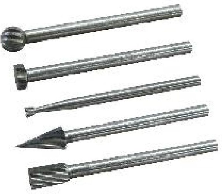 2 HSS-Rückwärtskegelfräser Ø 0,6 - 1,2 mm Maxicraft