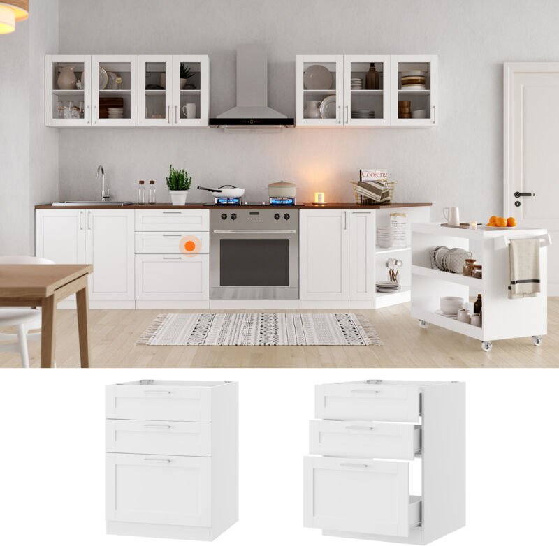 C – Unterschrank mit 3 Schubladen