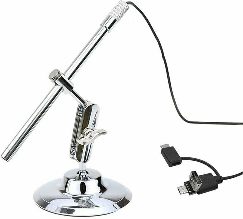Tragbare USB-Digitalmikroskop-Inspektionslupe, IP67 wasserdichte Kamera, 8 integrierte LED-Leuchten mit fortschrittliche...