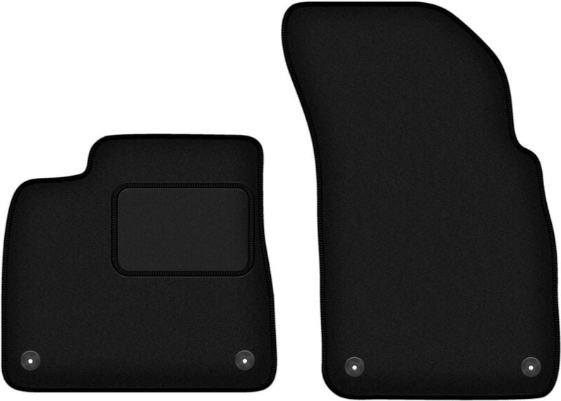 Vordere Matten schwarz für: Audi Q7 II 7-Sitzer (2017-)