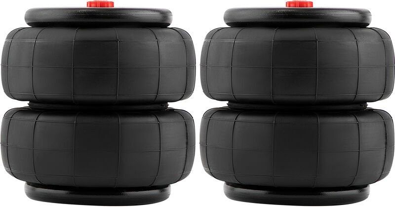 Paar 2600 lbs Luftfeder Federbalg Single Port 1/2' npt Für Heavy Duty AufhängungPaar 2600 lbs Luftfeder Federbalg Single...