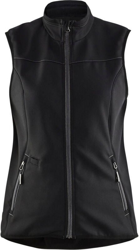 Thumbnail - Arbeitsschutzweste ohne Ärmel Softshell Damen 3851 Schwarz/Dunkelgrau M