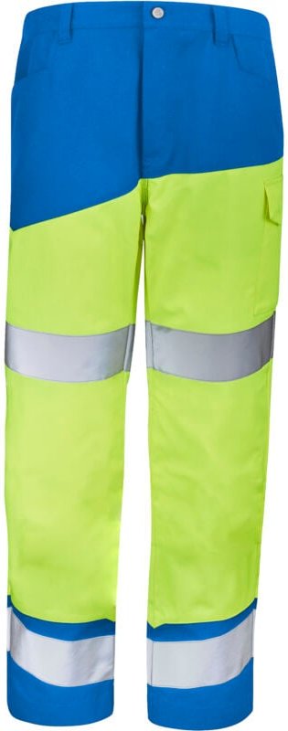 Sicherheits-Fluoreszenz-Hose XP Gelb Fluorescent/Azurblau S - FR(40-42)