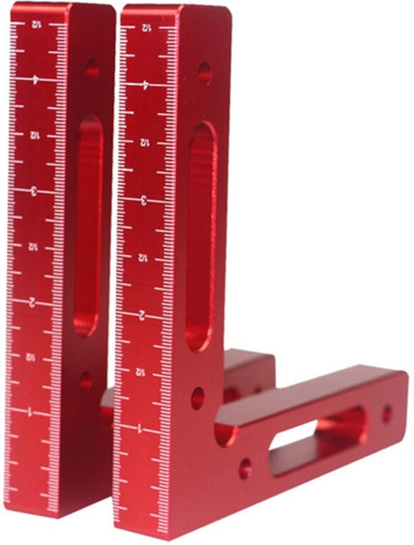 2er-Pack 90-Grad-Positionierungswinkel, 4,7 Zoll, rechter Winkel - Lntyq