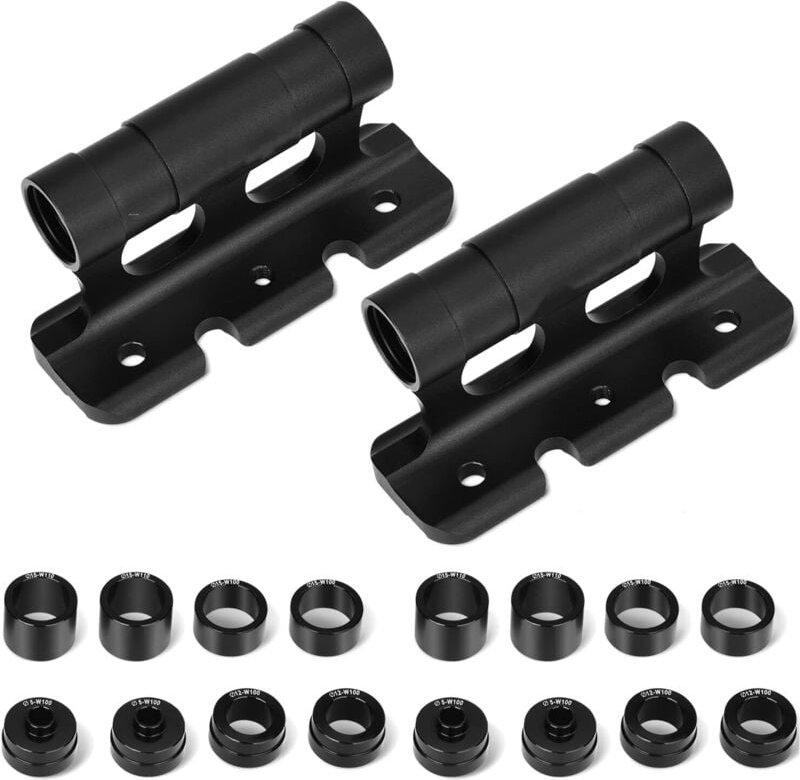 2 Stück Fahrradgabelhalterung aus Aluminiumlegierung, Schnellspanner-Vorderradgabelklemme