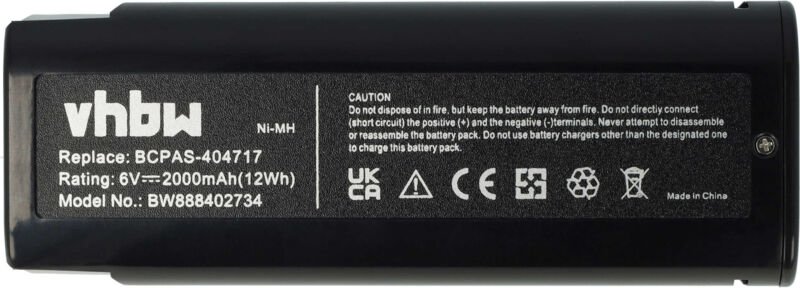 Vhbw - Akku kompatibel mit Paslode Impulse IM65A F16, IM65Li, imct, PPN35Ci Werkzeug, Streifennagler (2000 mAh, NiMH, 6 ...