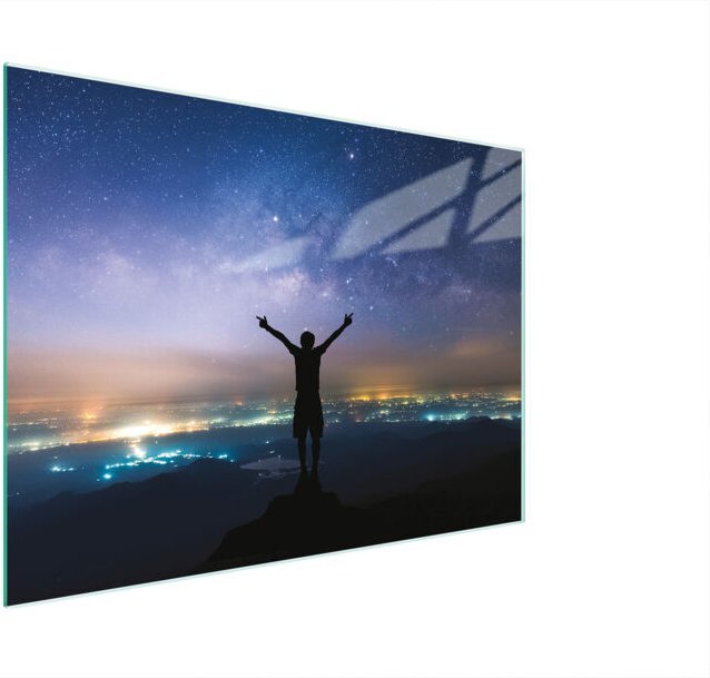 Glasschneidebrett 30x22 Sterne