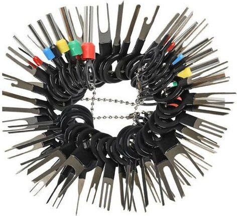 Aiperq - Werkzeug zum Entfernen elektrischer Kabelklemmen, Crimp-Steckverbindersatz für Kraftfahrzeuge