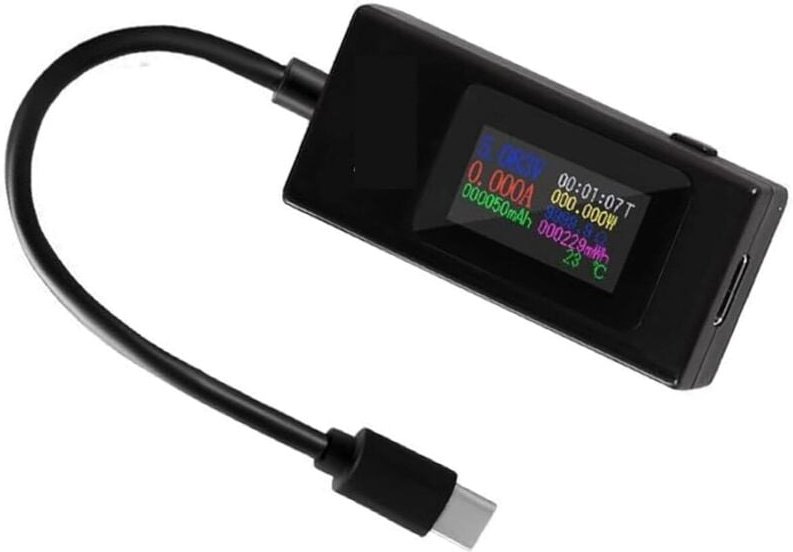 Bluedeer - usb c Tester Messgerät Strommessgerät Multimeter,USB-C Tester Mit Farbdisplay,Typ-C pd Strommesser Spannung U...