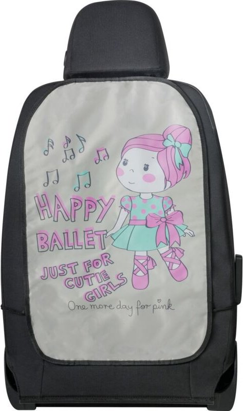 Walser - Autositz Rückenlehnenschutz Ballet Doll rosa 1-teilig Rückenlehnenschutz