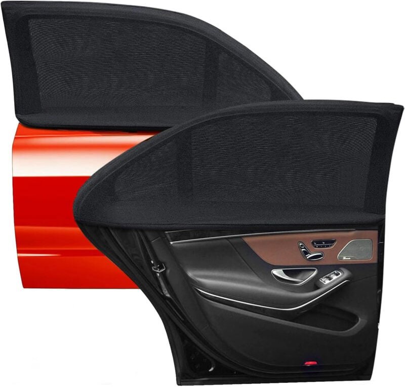 Sonnenschutz fürs Auto, 2-teilig, für Kinder, blockiert UV-Strahlen und schützt die Privatsphäre, kompatibel mit 98 % al...