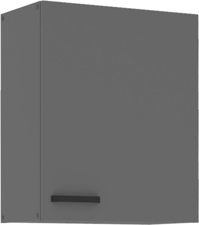 Küchen Preisbombe - Küche nessa Hängeschrank 60 cm Anthrazit Küchenzeile Küchenblock Einbauküche