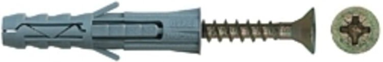 Kreuzschlitz-Spanndübel 8/5100mm - Farbe 8/5100