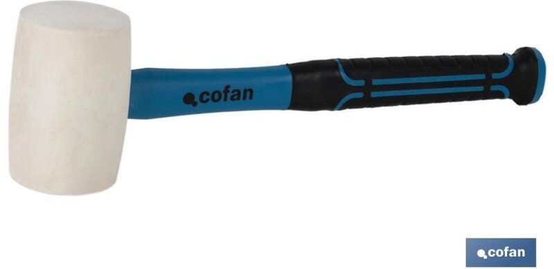 Gummitopf 900 G Weiß