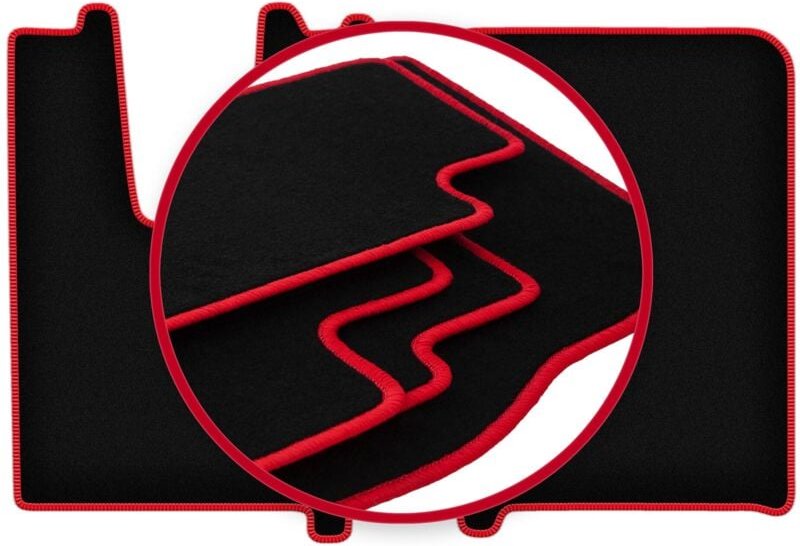 CARLUX-RED Auto-Fußmatten für: Iveco S-WAY LKW- (2019-)