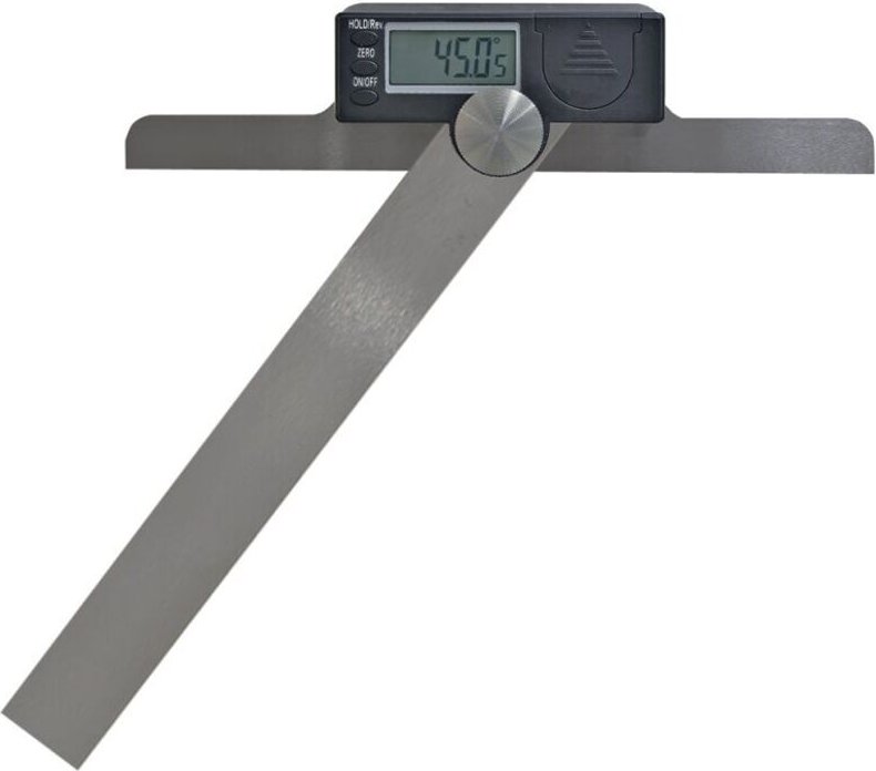 Digital-Gradmesser Spezialstahl 150 mm Schiene 200 mm