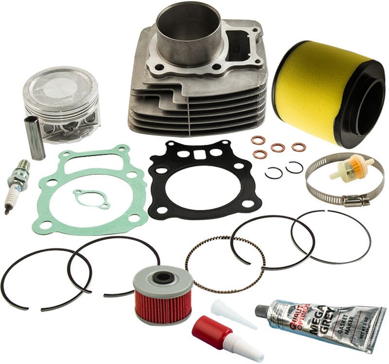 Cylinder piston gasket top end rebuild kit for honda trx 350FA rancher 2000-2006Zylinder Kolben Satz for Honda Trx 350 R...