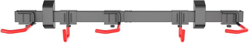 Wiltec Fahrrad Wandhalterung für 3 Fahrräder 82,4 x 18 x 13,6 cm bis 95 kg, Universal Fahrradhalterung leichte Installat...