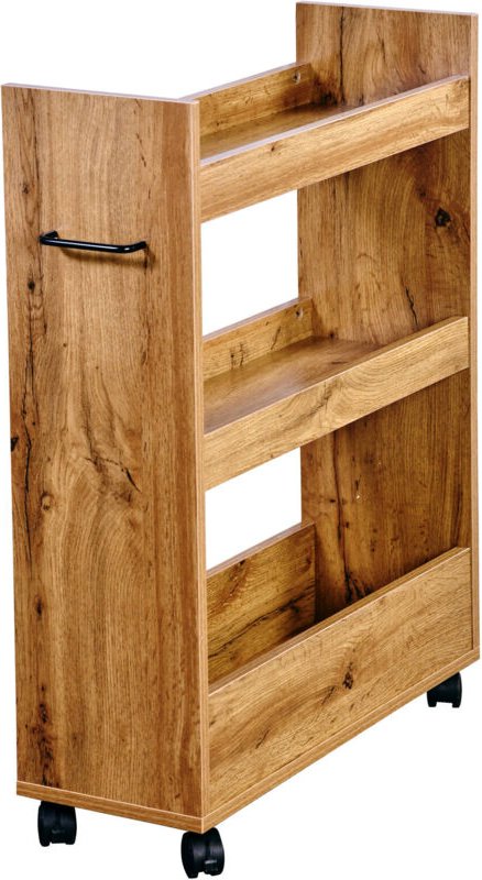 Schmaler Küchenregal, Sonoma-Eiche, 22 cm