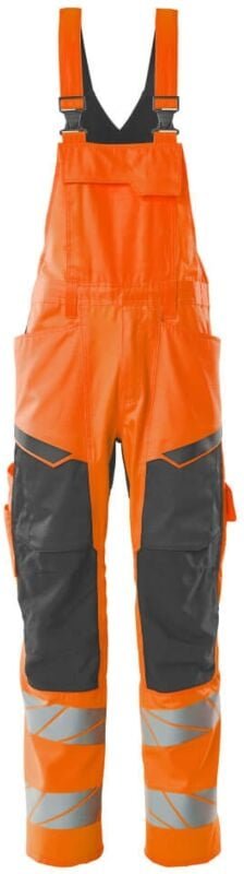 Thumbnail - MASCOT Accel. Safe Latzhose Stretch Gr. 82C52 hi-vis or/dunkelanth 19569-236