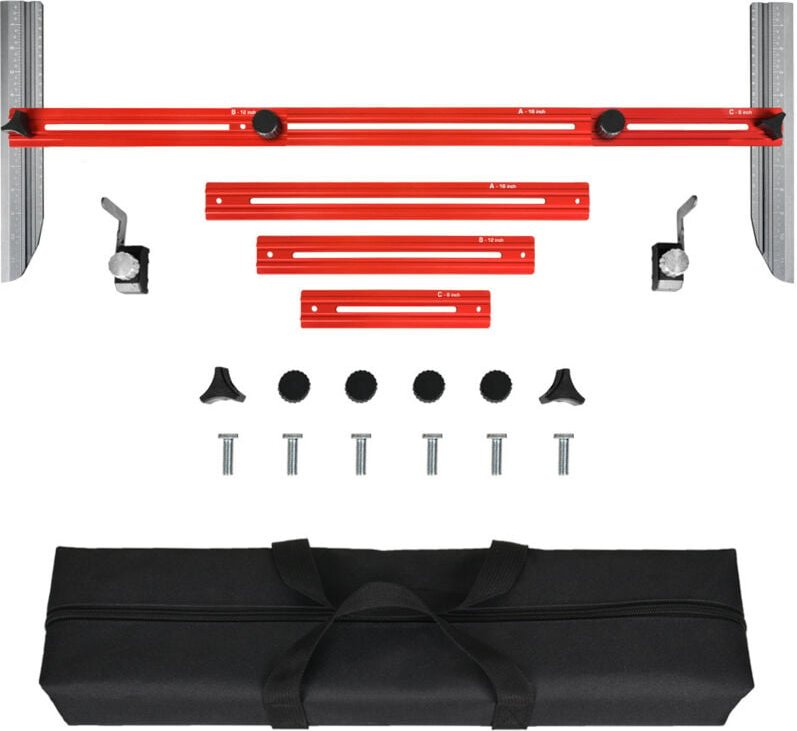 Treppenstufenschablone aus Aluminium, Treppenstufenlehre, Treppenstufenmesswerkzeug für Treppenstufen, Regale, Schränke,...