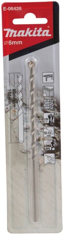 Steinbohrer 6x150 mm - E-06426 - Makita