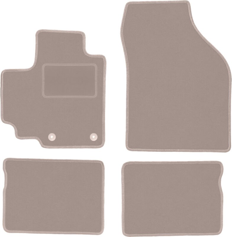 Beige Veloursmatten für: Suzuki Celerio Fließheck (2014-)