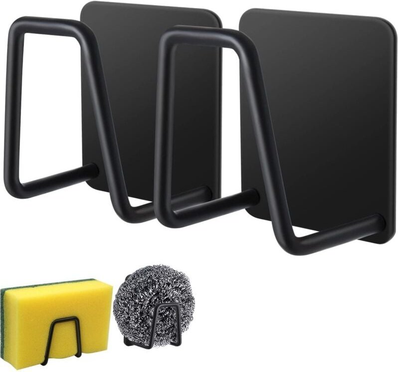 Edelstahl-Abtropfflächen ohne Stanzen Schwimmbad Stahlkugel Tuch Schwamm Küchenaufbewahrung