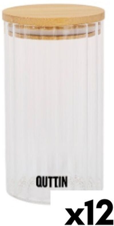 Glas aus Klarglas Quttin 9 x 16 cm 780 ml 9 x 16,5 cm (12 Stück)