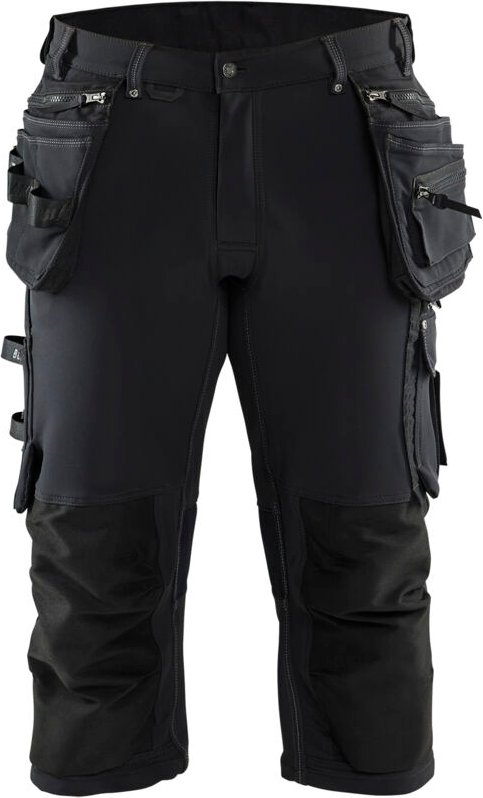 Stretch-Pantacourt 4D Artisan 1797 - Schwarz S - FR(40) - SE(C46) - Standards