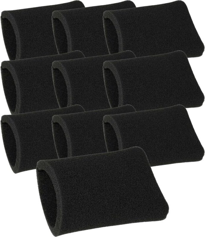 vhbw 10x Staubsaugerfilter kompatibel mit Kärcher A2254, A2251 ME, A2236 X PT, A2234 PT, A2231, A2524, A2504, A2500 Stau...