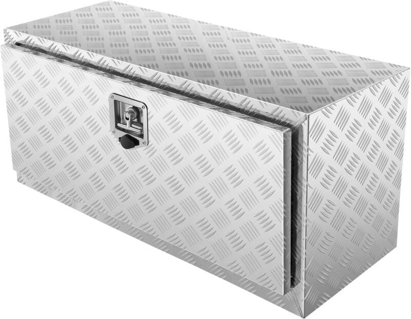 Unterboden-LKW-Box, 91,4 x 43,2 x 45,7 cm, robuste Aluminium-Diamantplatten-Aufbewahrung, wasserdichter Werkzeugkasten m...