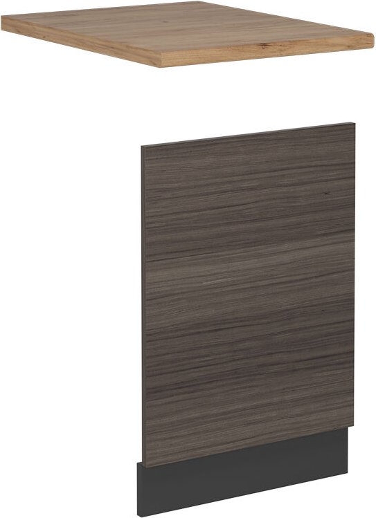 Vicco - Frontblende R-Line, Edelgrau, 45 cm , ap Eiche