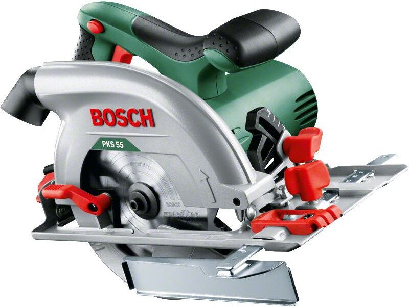 Bosch - Schnurgebundene Kreissäge 1200 w ø 160 x 20 mm mit Parallelanschlag - pks 55